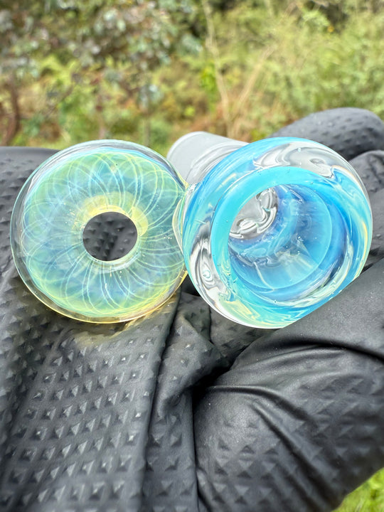 Empirical Glass Grill Perc Tube With Trashcan/Slide - Marina