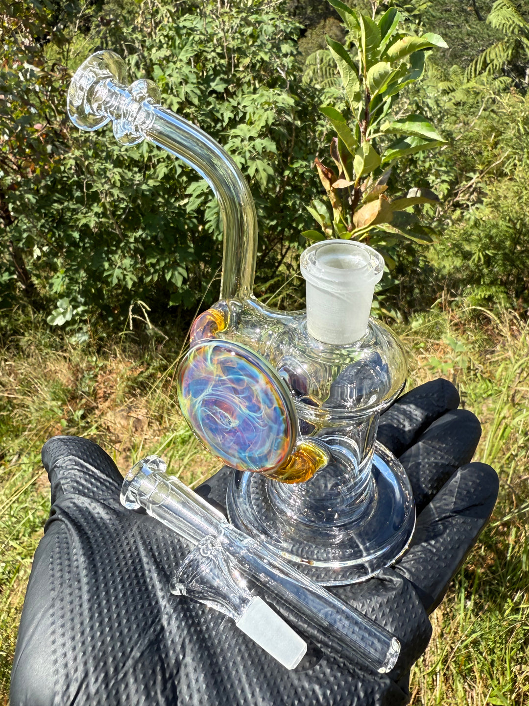 Beerglass Chaos Medallion Mini Rig - Orange/Multicoloured #2