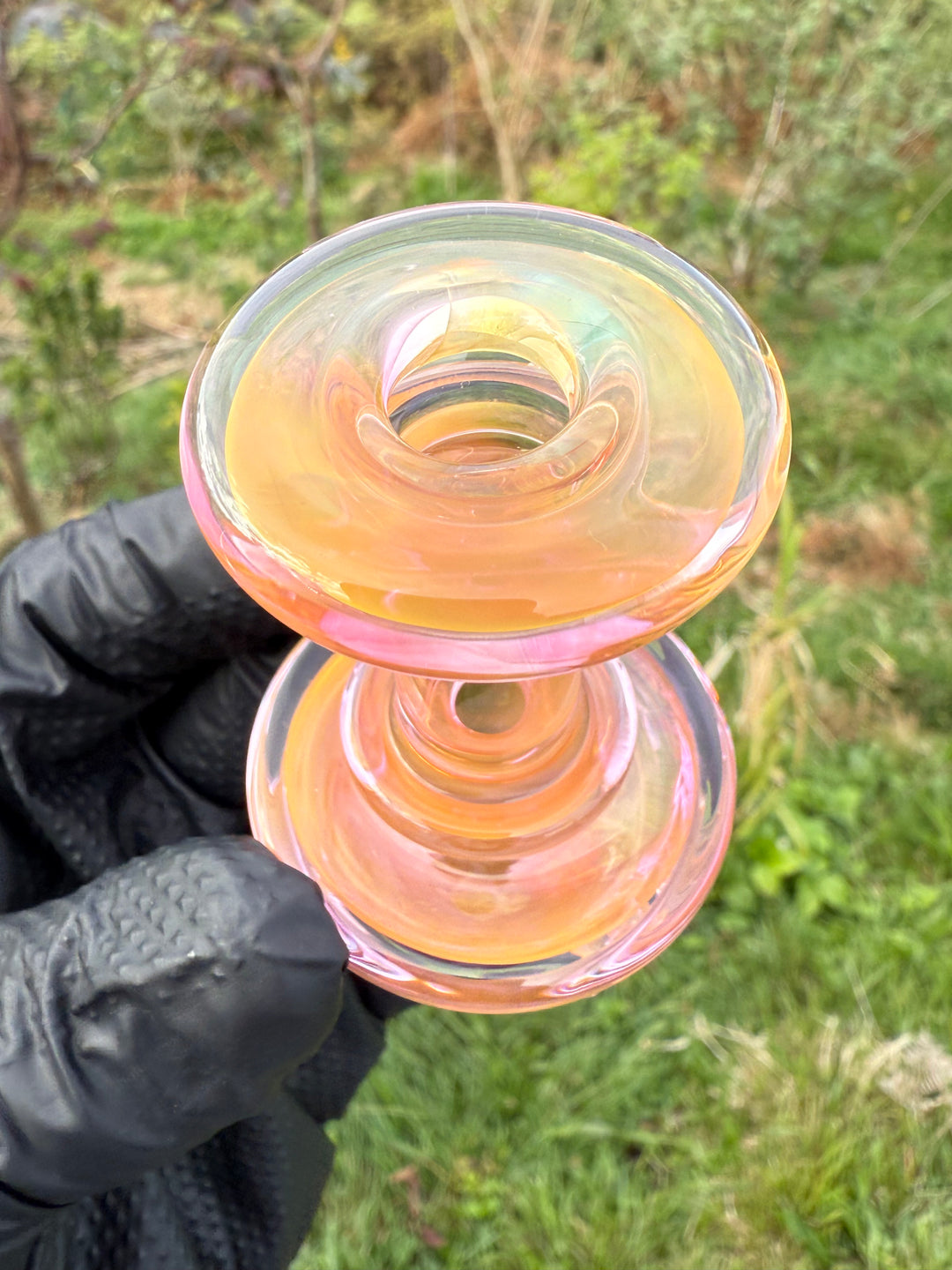 Yeti Glass Puffco Peak Dry Top - Gold Fumed #2