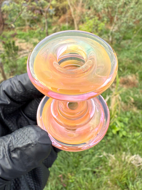 Yeti Glass Puffco Peak Dry Top - Gold Fumed #2