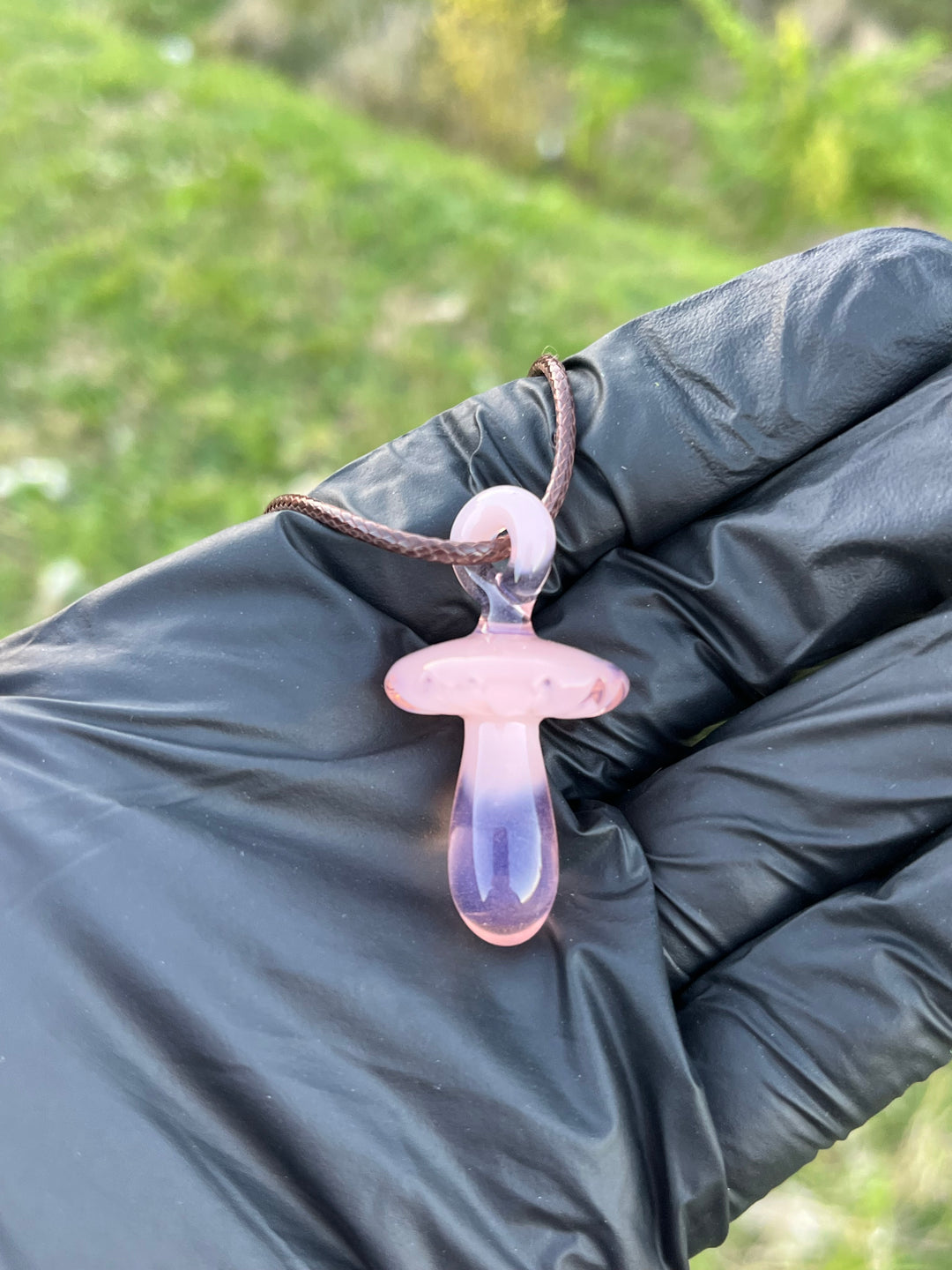 Jamie Clement Shroom Pendant - Shifty Peach #2