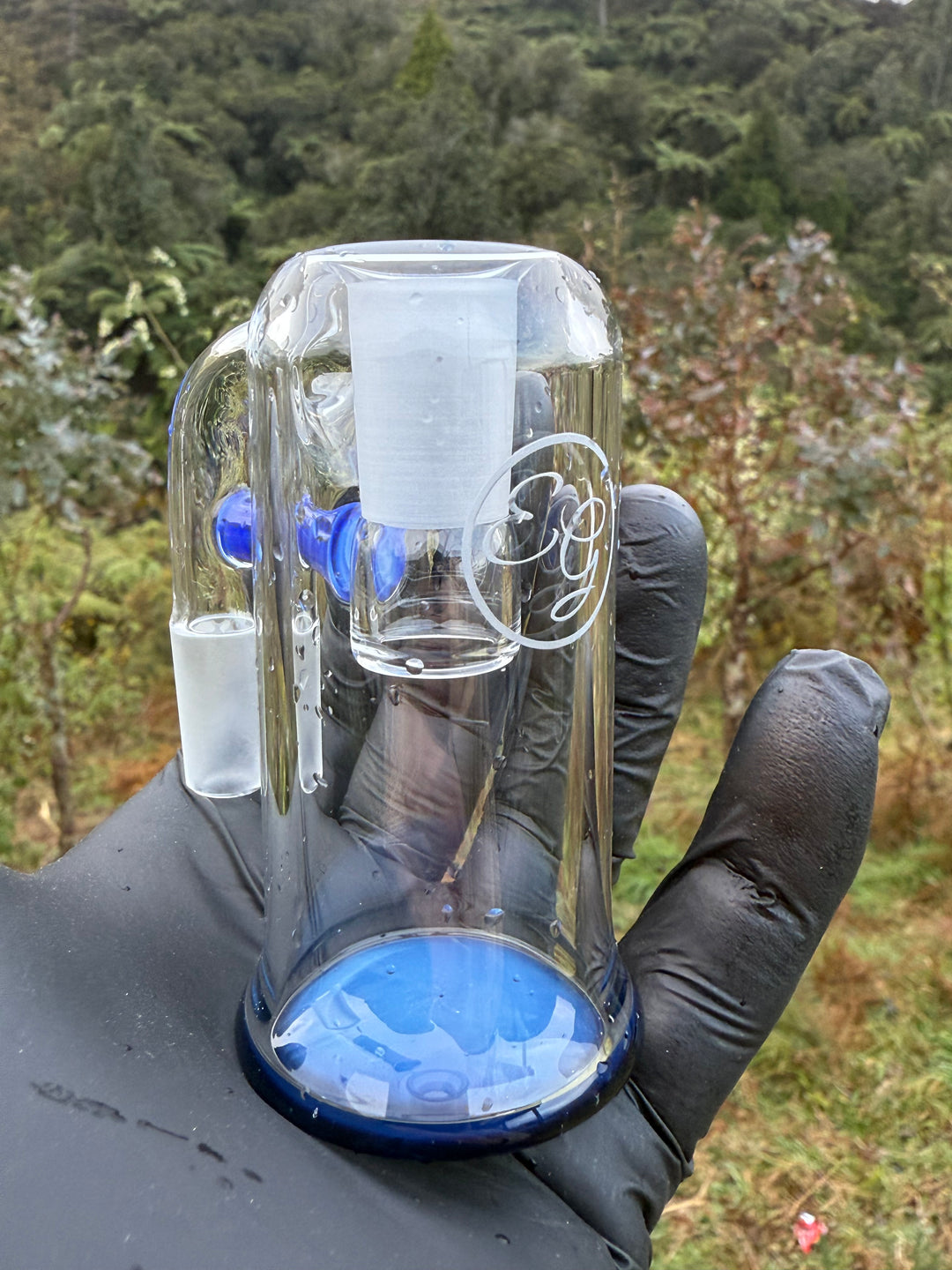 Empirical Glass Trash Can 14mm - Sonic/Blueberry
