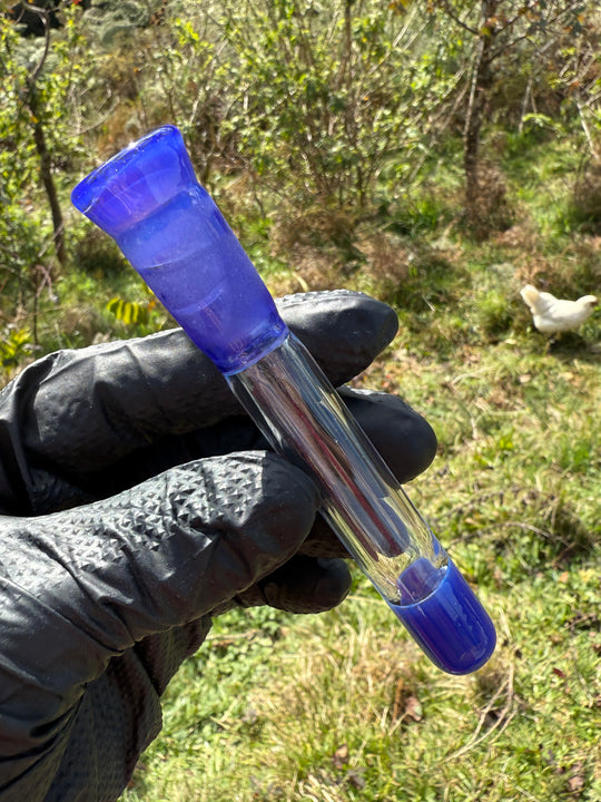 Jamie Clement Glass Downstem Seconds Quality - Blue
