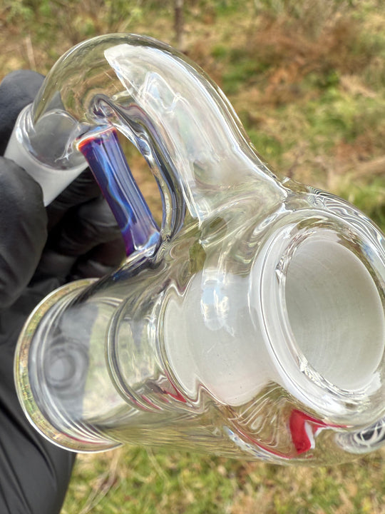 Empirical Glass Trash Can 18mm - Amber Purple