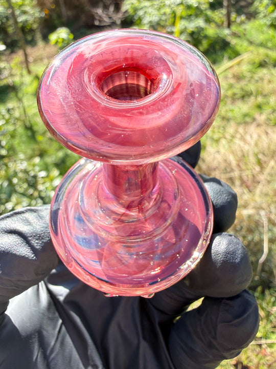 Yeti Glass Puffco Peak Dry Top/Joystick Set - Red Exotic