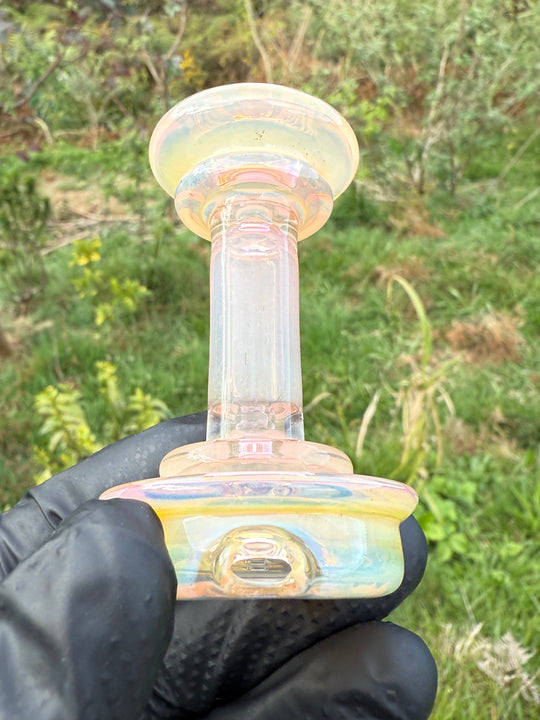 Yeti Glass Puffco Peak Dry Top - Gold/Silver Fumed #1