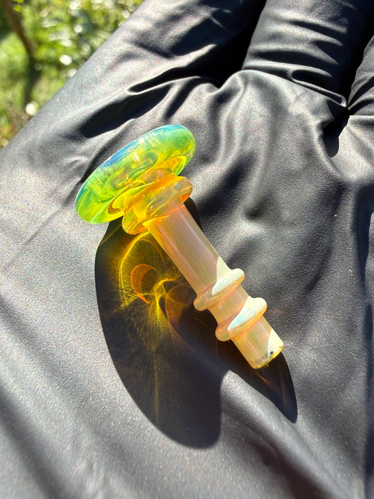 Yeti Glass Puffco Peak Joystick - Green Multi #1