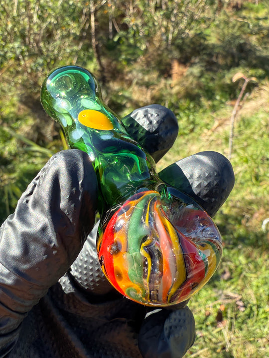 Green Thumb Bob Glass Spoon - Multicoloured #3