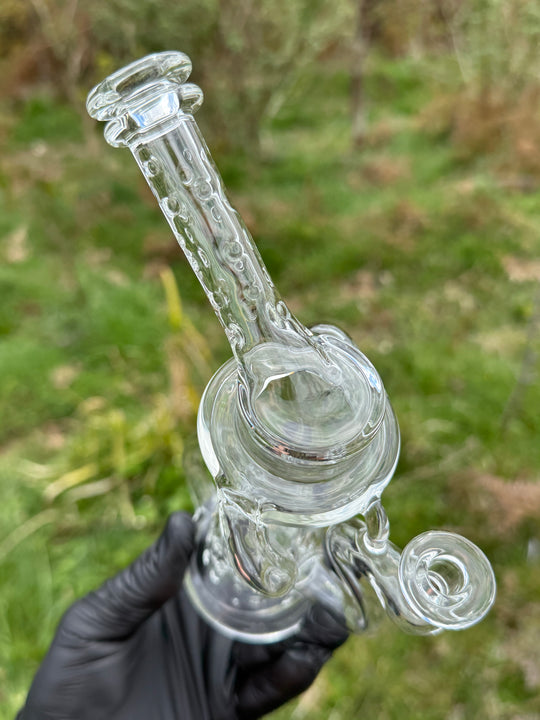 23Glass - Floating Body Klein Recycler Straight Neck