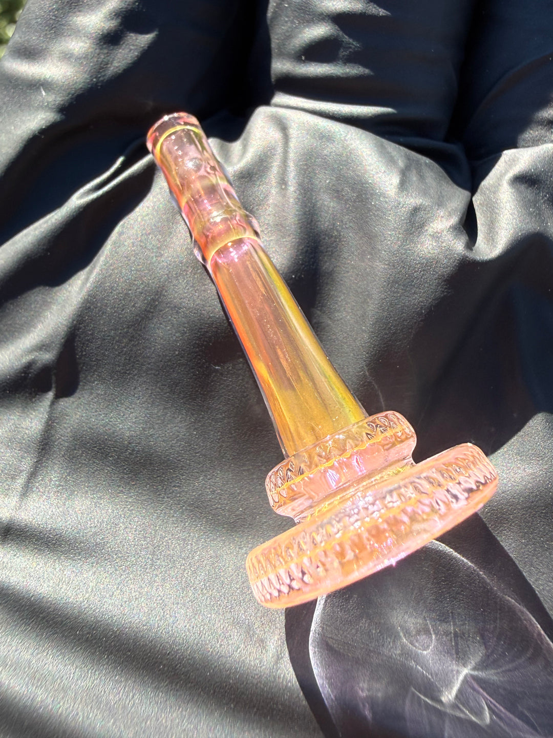 Yeti Glass Puffco Peak Joystick - Gold Fumed #3