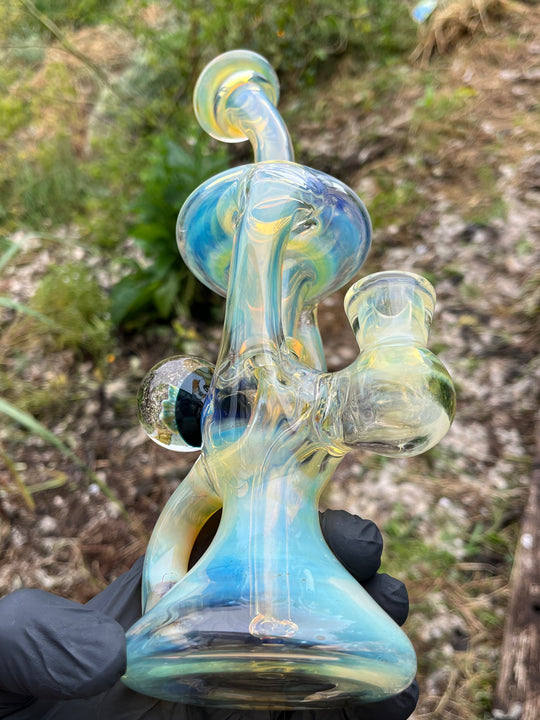 Yeti Glass Double Uptake Klein - Silver Fumed