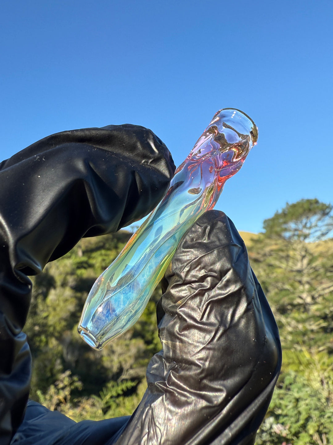 Kaigo Glass One Hitter - Gold/Silver Fumed #2