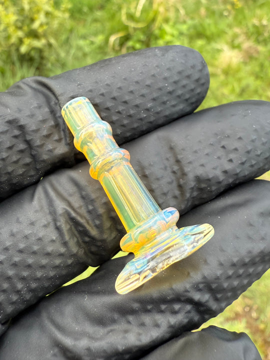 Yeti Glass Puffco Peak Joystick - Silver Fumed #3
