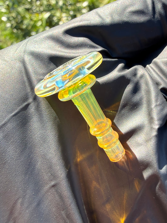 Yeti Glass Puffco Peak Joystick - Silver Fumed #2