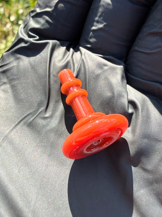 Yeti Glass Puffco Peak Dry Top/Joystick Set - Cad Red