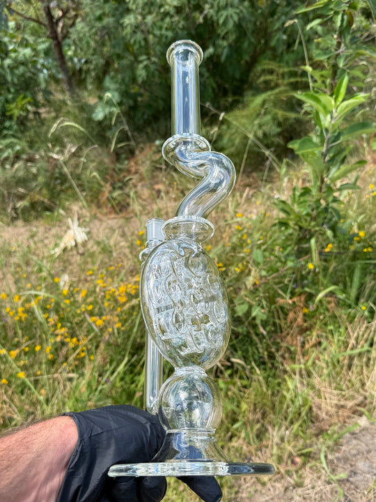Uzzi Glass Swiss Perc Tube #2 - Clear
