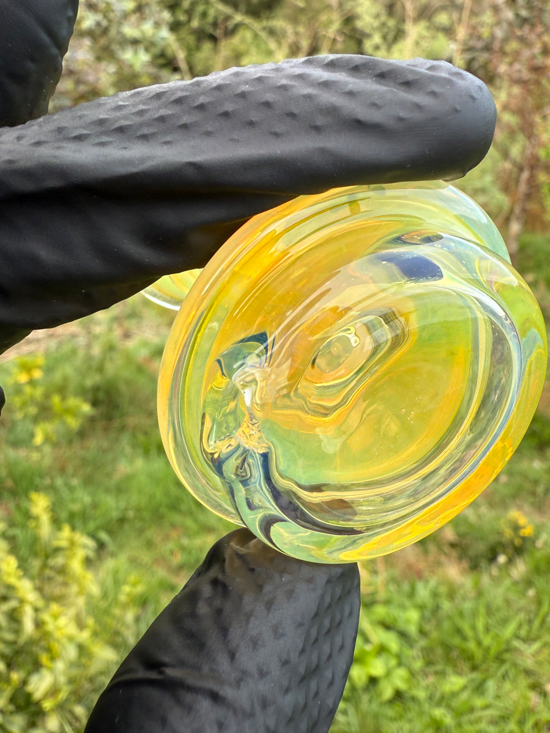 Yeti Glass Puffco Peak Dry Top - Silver Fumed #1