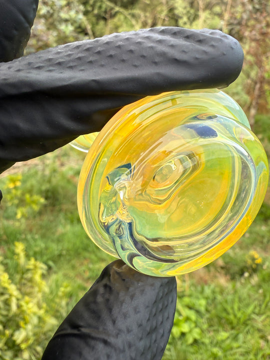Yeti Glass Puffco Peak Dry Top - Silver Fumed #1