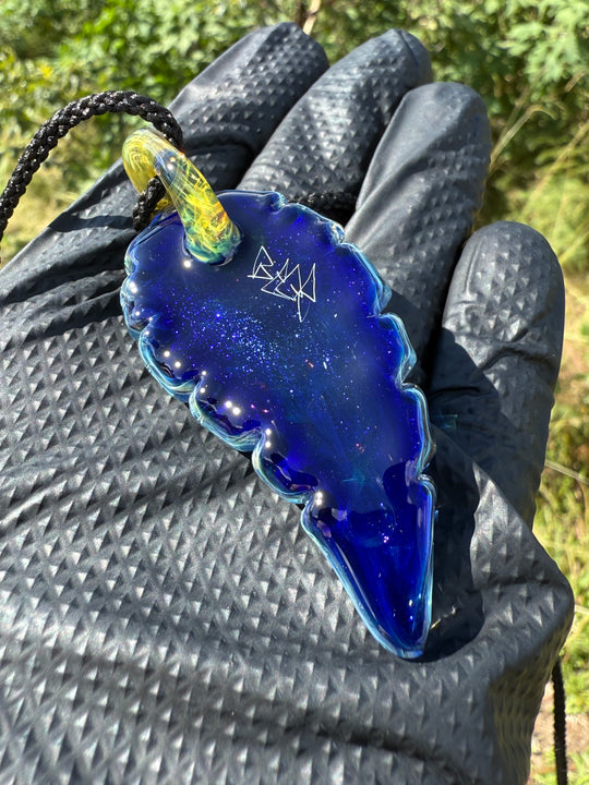 Beerglass Chaos Leaf Pendant - Multicoloured #1