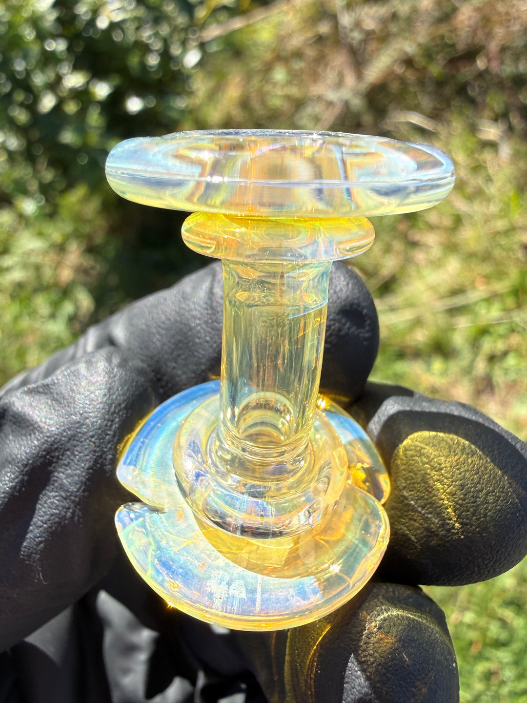 Yeti Glass Puffco Proxy Core Dry Top - Silver Fumed #2
