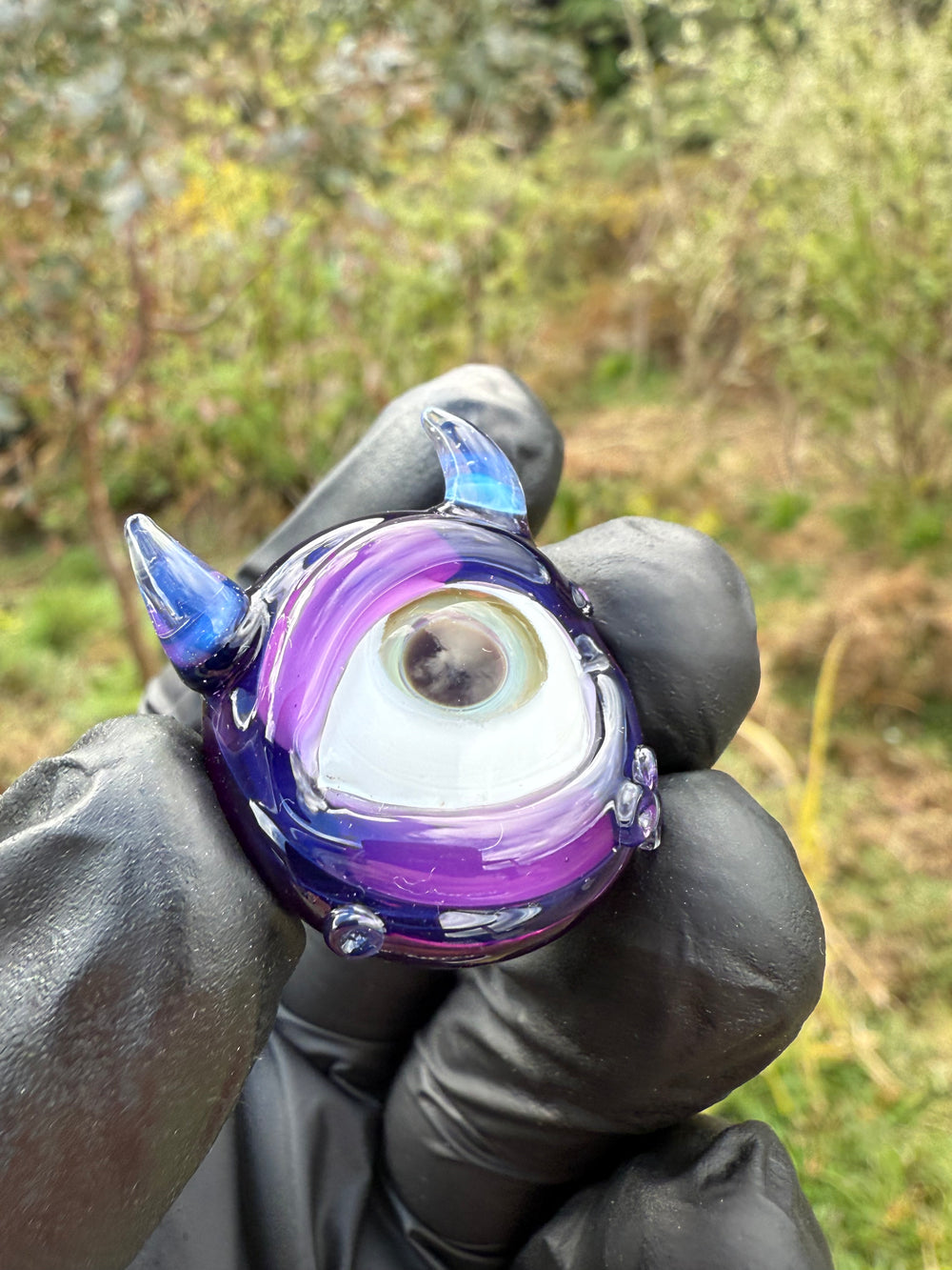 Jamie Clement Monster Eye Carb Cap - Gold Amethyst