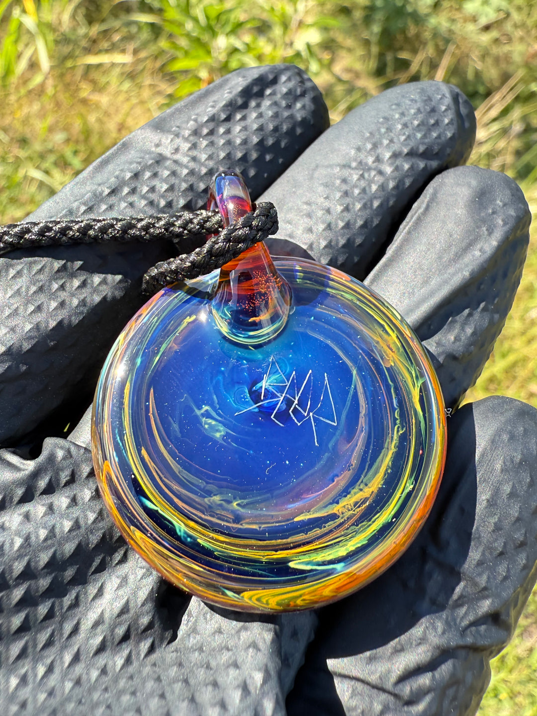 Beerglass Chaos Medallion Pendant - Lokis Lipstick/Multicoloured #3