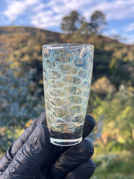 Jargo Glass Shot Glass - Silver Fumed #2