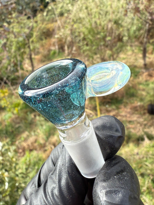 Empirical Glass Slide 14mm Fumicello - Blue Stardust
