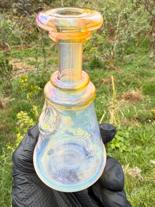 Yeti Glass Mini Jammer - Silver/Gold Fumed #2