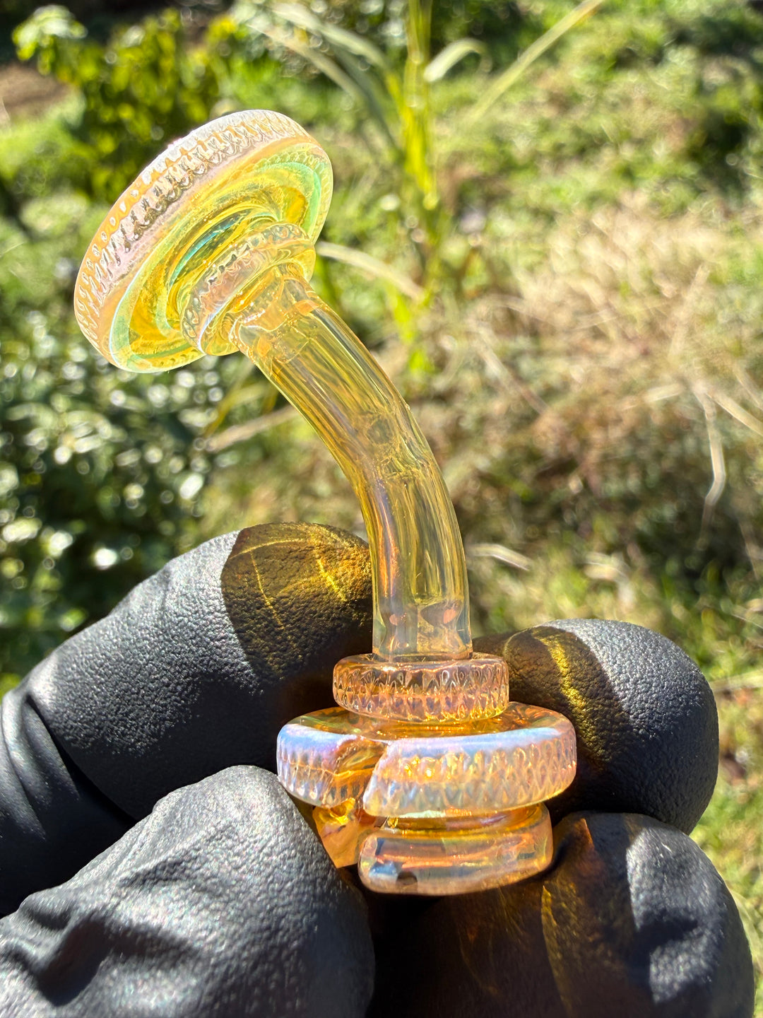 Yeti Glass Puffco Pivot Dry Top - Silver Fumed #3