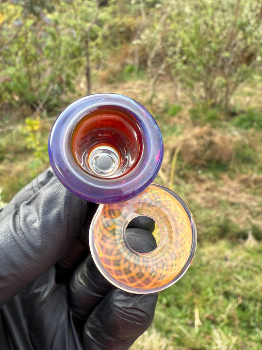 Empirical Glass Slide 14mm Fumicello - Amber Purple