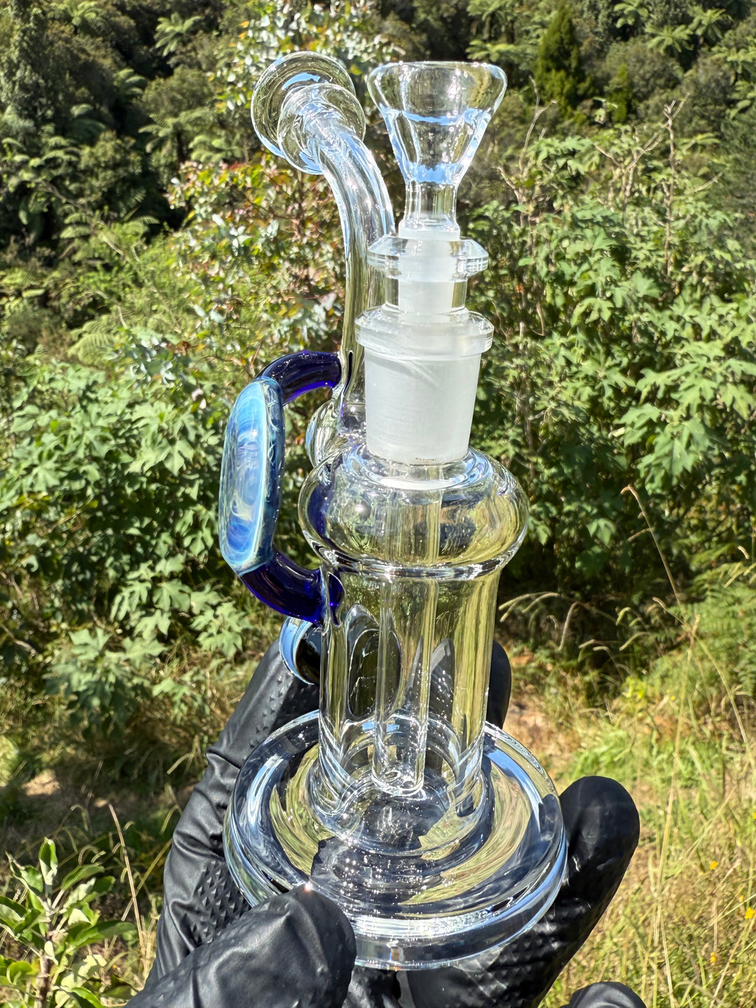 Beerglass Chaos Medallion Mini Rig - Blue Cobalt/Multicoloured #2