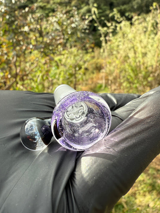 Empirical Glass Slide 14mm Dichro  - Purple Lollipop