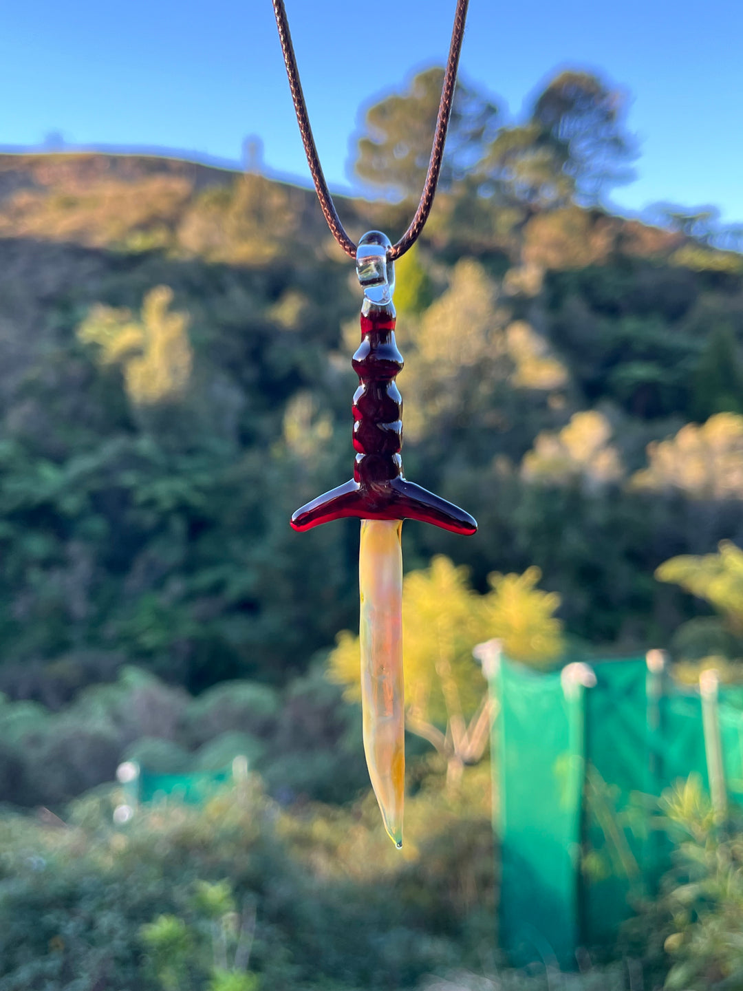 Jamie Clement Dagger Pendant - Multi Coloured #2