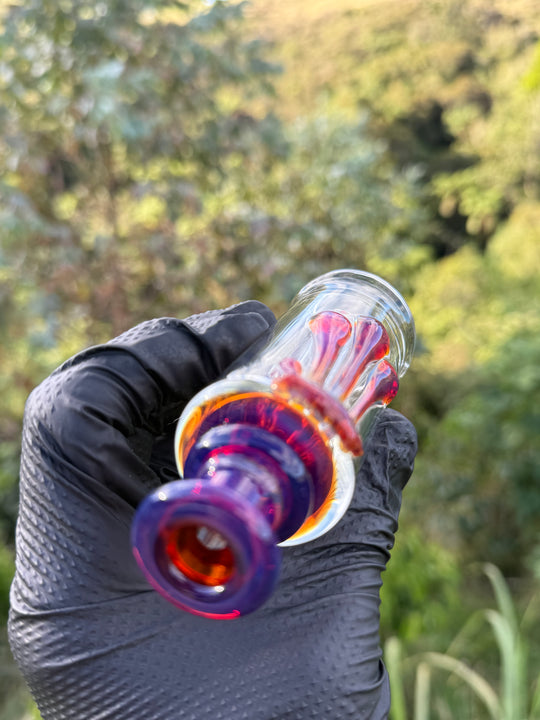 Uzzi Glass Puffco Drip Jammer  - Amber Purple