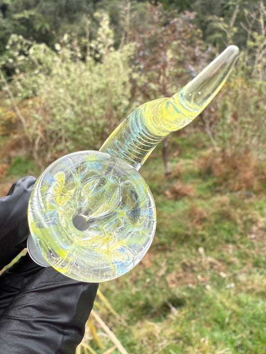 Alex Golovin Slide 18mm Up Horn - Yellow Slyme/Custom/UV