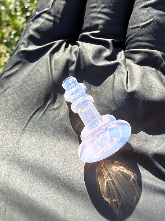 Yeti Glass Puffco Peak Dry Top/Joystick Set - Jade Pink #1