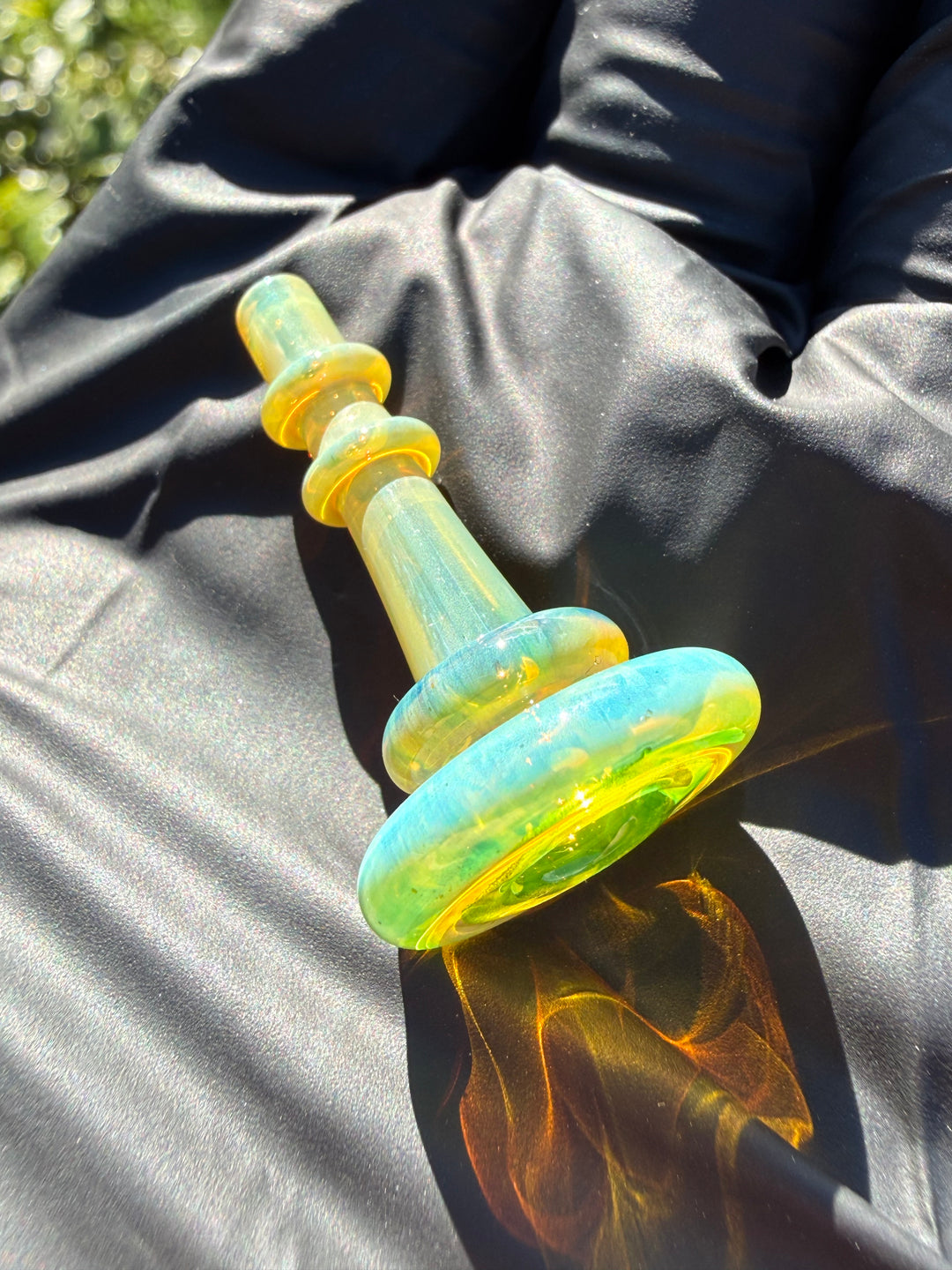 Yeti Glass Puffco Peak Joystick - Green Multi #2