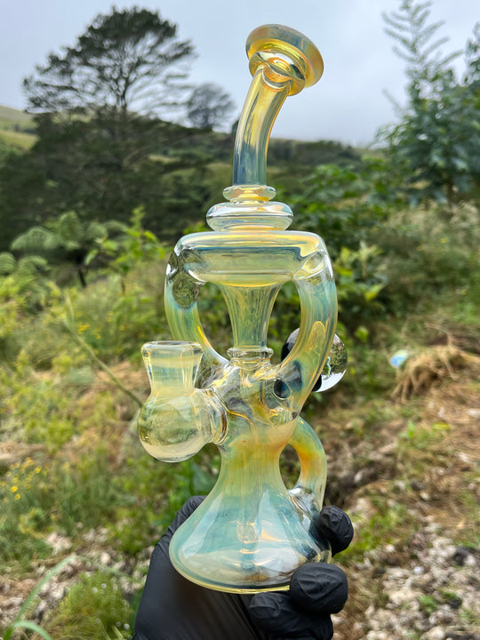 Yeti Glass Double Uptake Klein - Silver Fumed