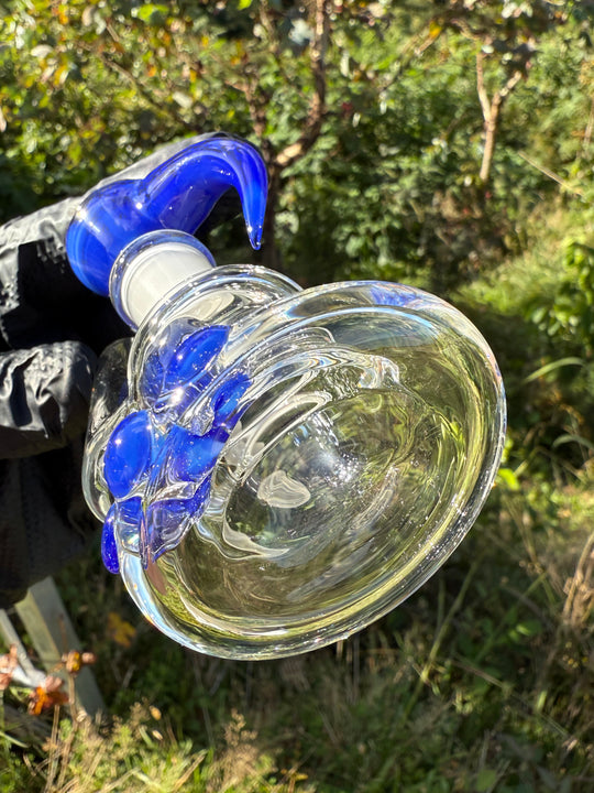 Uzzi Glass Double Stemline Set - Silver Fumed/Sonic