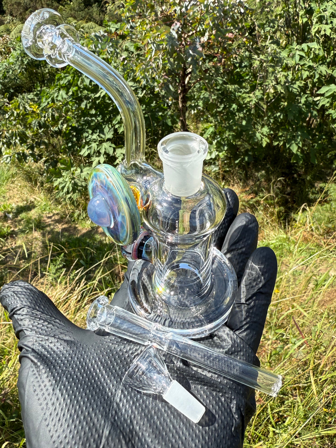 Beerglass Chaos Medallion Mini Rig - Orange/Multicoloured #1