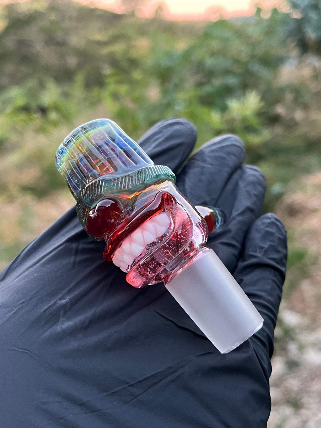 Wyrdglass Goblin Beanie Slide - Pink Lollipop/Pomegranate/Night Cap