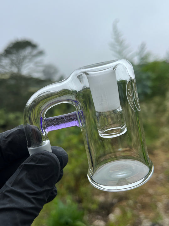 Empirical Glass Trash Can 14mm - Purple Lollipop