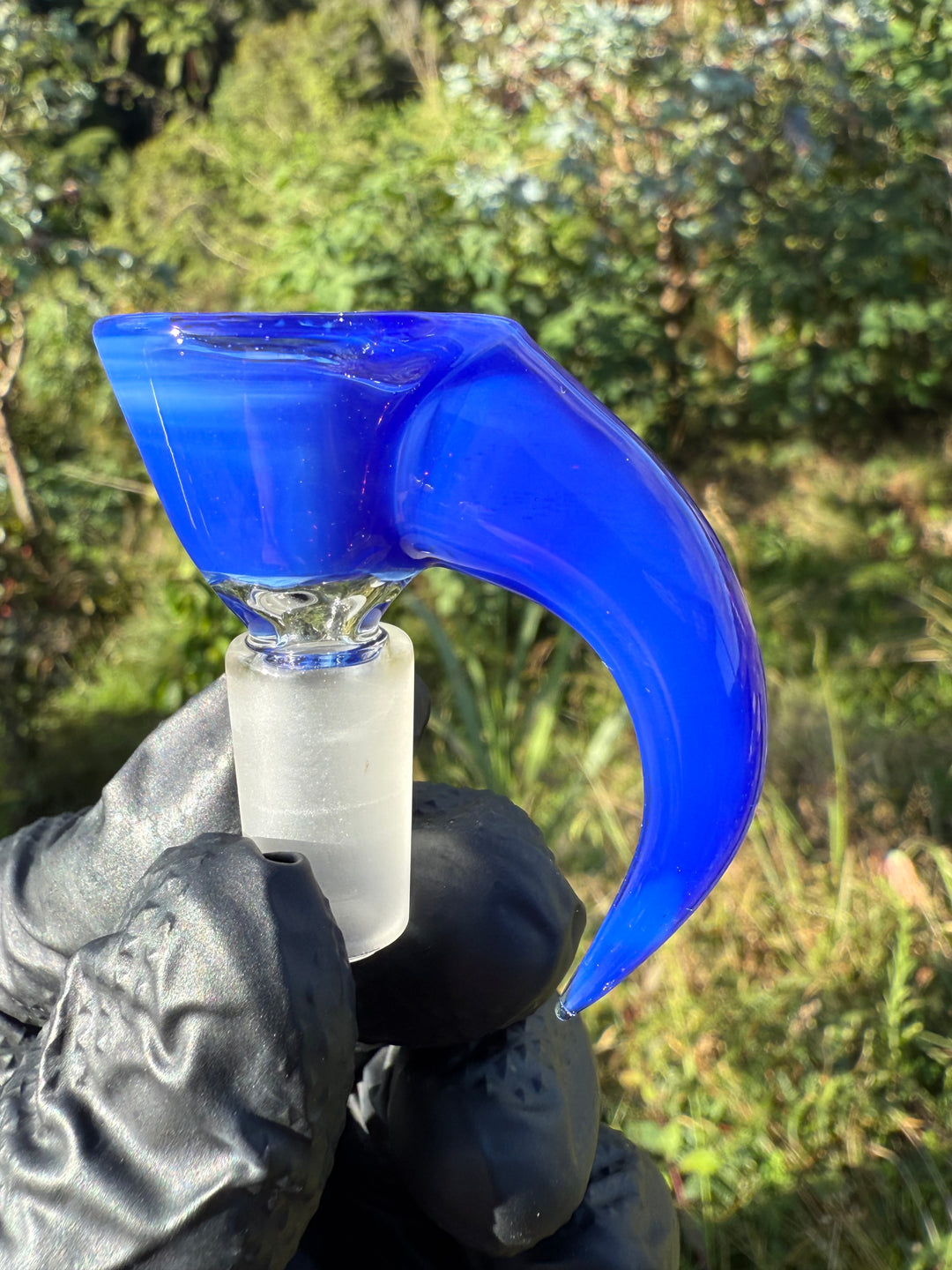 Uzzi Glass Double Stemline Set - Silver Fumed/Sonic