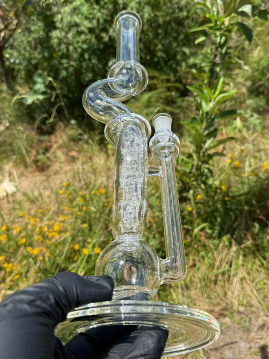 Uzzi Glass Swiss Perc Tube #2 - Clear