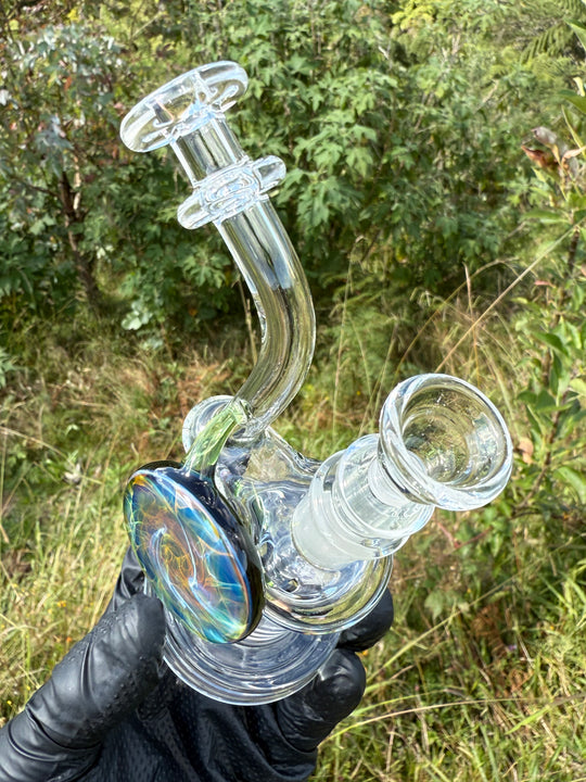 Beerglass Chaos Medallion Mini Rig - Green/Multicoloured
