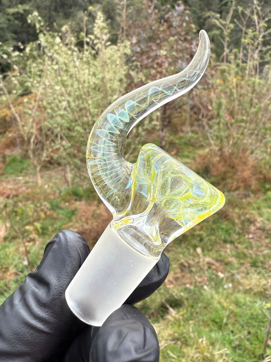 Alex Golovin Slide 18mm Up Horn - Yellow Slyme/Custom/UV