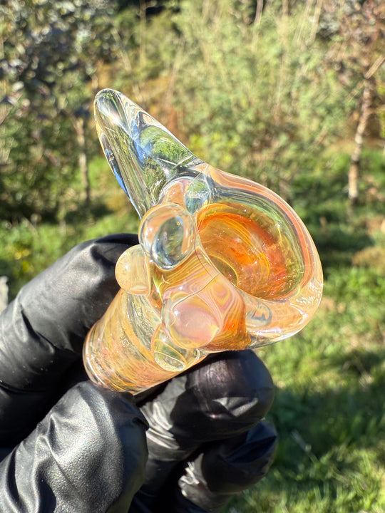 Jims Glass Blowing 18mm Slide - Gold Fumed