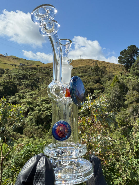 Beerglass Chaos Medallion Mini Rig Tall - Lokis Lipstick/Multicoloured