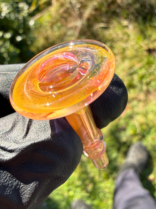 Yeti Glass Puffco Peak Joystick - Gold Fumed #1